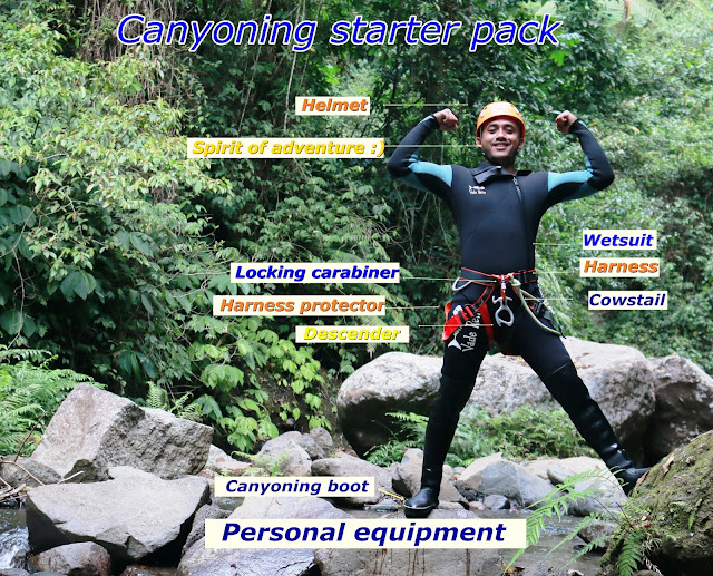 Peralatan canyoning